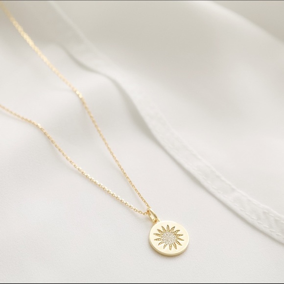 Sunshine Necklace | 14k Gold Plated - Picture 4 of 7